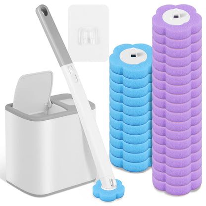 Disposable Toilet Brush Set